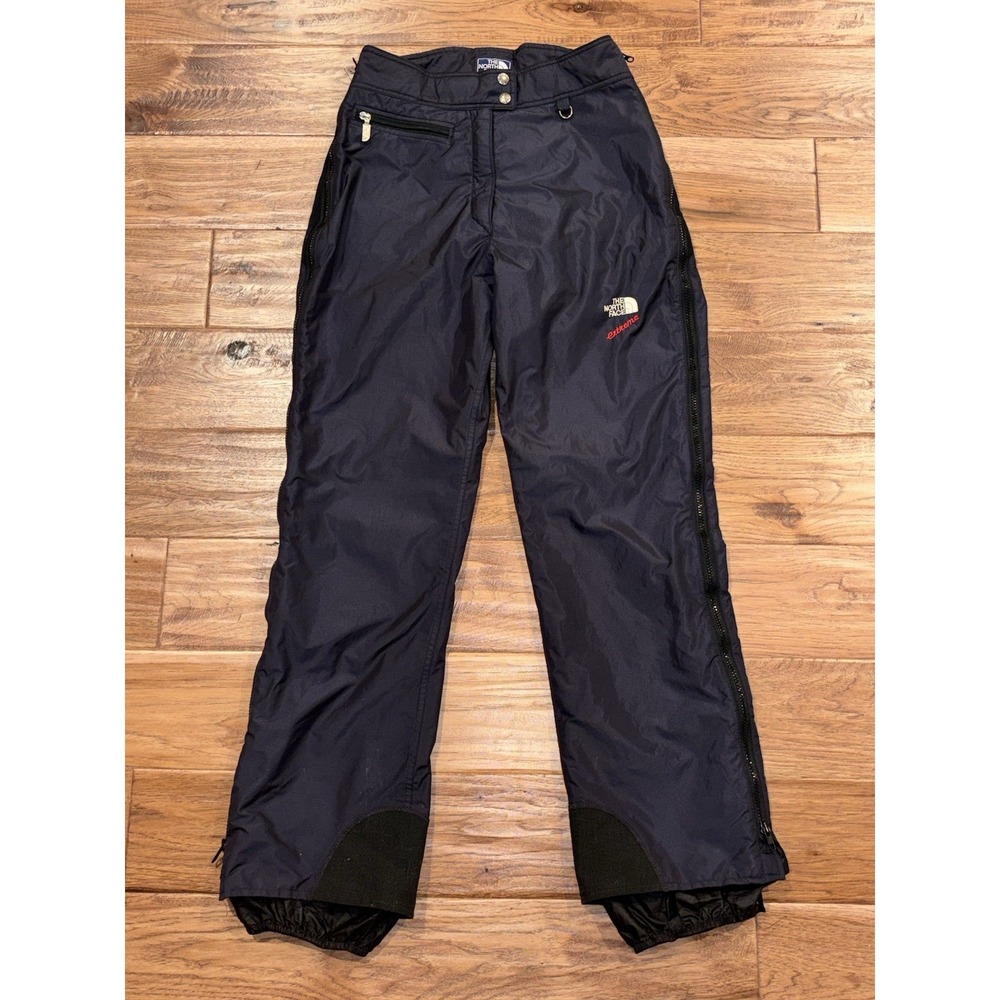VTG The North Face Extreme Pants‎ Gore Tex Winter Ski Snowboard Black Sz 12